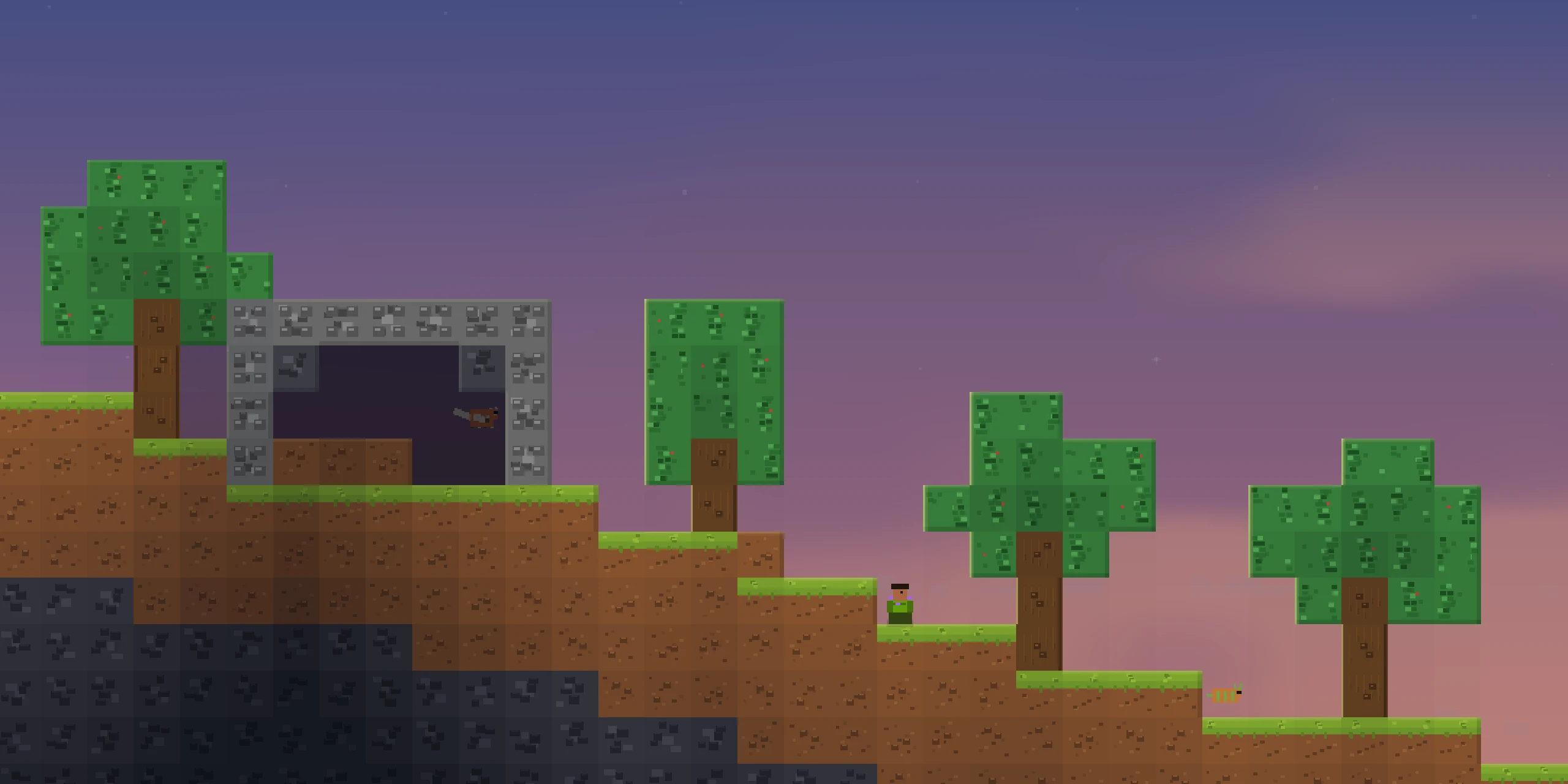 Tiny Block Forest biome
