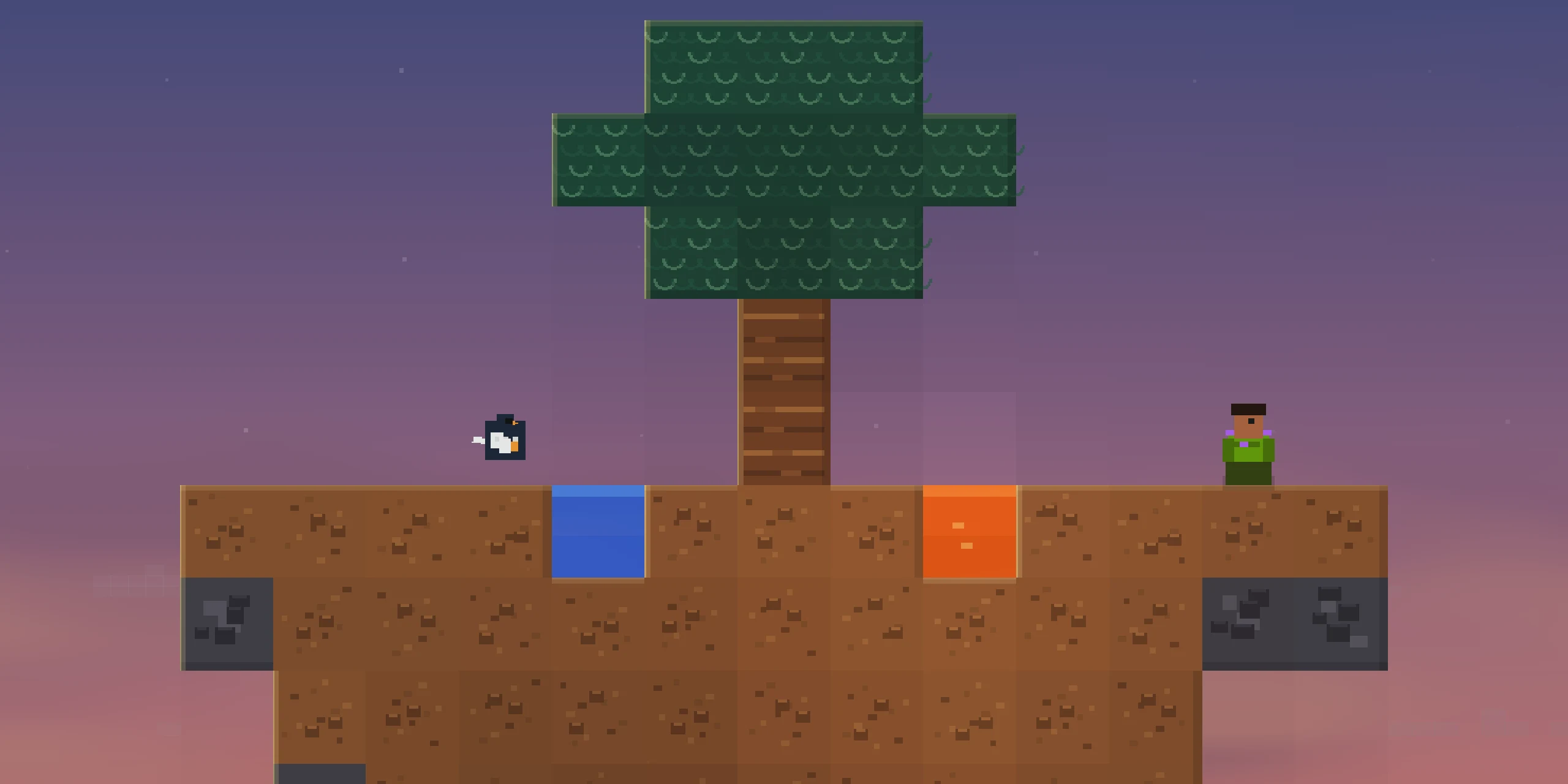 Tiny Block Tundra biome