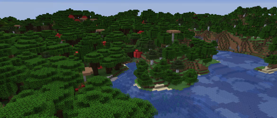 Minecraft Dark Forest biome