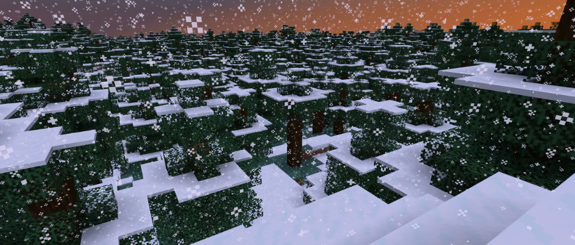 Minecraft Snowy Taiga biome